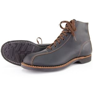 Red Wing 1920s Outing Boot Black Prairie Leather